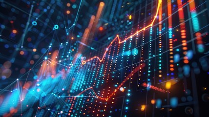 Naklejka premium Abstract vivid color wave flowing express the energetic signal. Seamless texture of vividness curve swirling convey sense of harmony and wonderful scene perfect for effect and graphic design. AIG53.