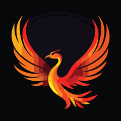 Abstract Phoenix Logo