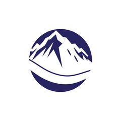 Mountain logo vector template symbol design