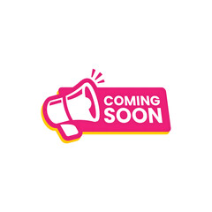Modern Coming Soon Stamp and Seal Design with Bold Typography and Elegant Style.