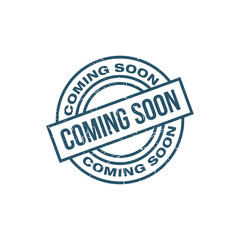 Fototapeta premium Modern Coming Soon Stamp and Seal Design with Bold Typography and Elegant Style.
