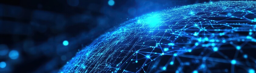 Fototapeta premium cyber security network monitoring