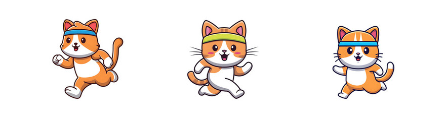 Cute Cat Wearing a Headband