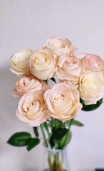 A vibrant bouquet of fresh flowers in a variety of colors, beautifully arranged to highlight their natural beauty. Perfect for celebrating special occasions or brightening up any space.
