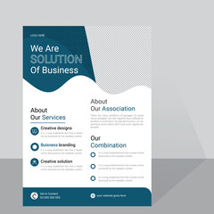 Perfect for creative professional business flyer design