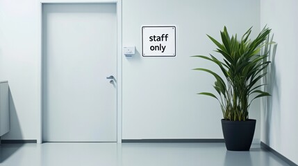 Executive departures with an office with a 鈥渟taff only鈥�sign on the door. Featuring career change and leadership transition