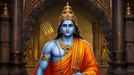 Shri Ram Navami with Bow and Arrow