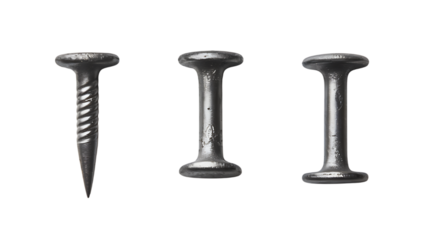 Metal Fasteners Screw, Stud, and Nail Closeup Photography