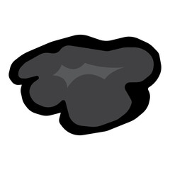 Corpus luteum albicans glyph icon