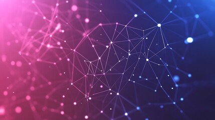 A futuristic abstract representation of interconnected network systems