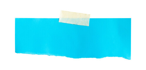 blue note torn paper isolated