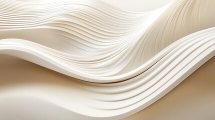 Abstract Waves And Lines Creating A Smooth And Elegant Design