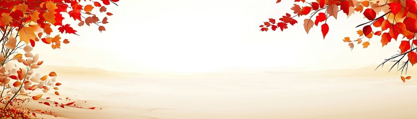 Autumn Leaves, Nature Background, Peaceful Scene, Decorative Use