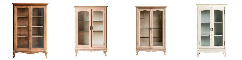 Elegant wooden cabinetry and shelves in a variety of styles and finishes including classic antique rustic and modern designs perfect for home or office decor