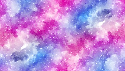 Pastel Galaxy Watercolor Background