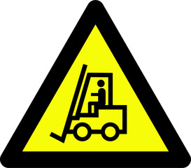 Industrial fork lifter,Warnin...