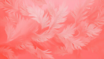 Coral Swirl Abstract