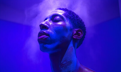 Man in Cryotherapy Chamber (1)