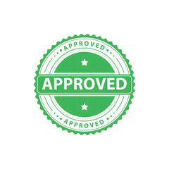 Rubber Stamp Circular and Rectangle Design Bold Text APPROVED Distressed Texture White Background Official Seal Approval Mark Bureaucratic Emblem Administrative Symbol Authoritative Icon Validation.