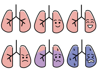 肺のイラスト