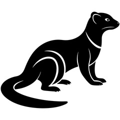 Mongoose Icon Vector Scalable Silhouette for Branding & Graphics.