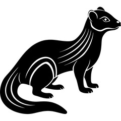 Mongoose Icon Vector Scalable Silhouette for Branding & Graphics.