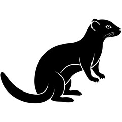 Mongoose Icon Vector Scalable Silhouette for Branding & Graphics.