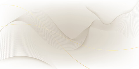 Obraz premium Abstract line background template dynamic wavy curves