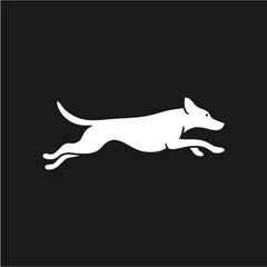 running dog logo