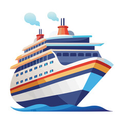 cruise ship vector illustration © Trendy_Desing