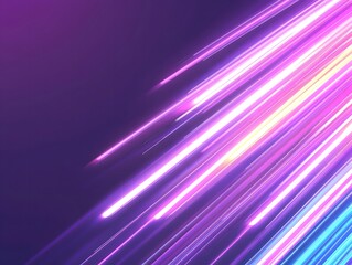 Fototapeta premium Neon Background, Speed Background, Velocity, Fast, Speed of Light, Light Neon, Purple Blue Neon, Neon Light Stock Image, Generative AI