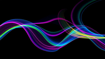 Obraz premium Abstract colorful smoke background
