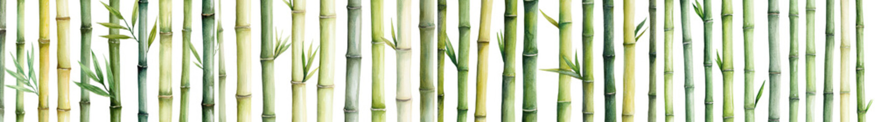 Fototapeta premium Tranquil Bamboo Forest with Lush Greenery Landscape Peaceful and serene bamboo grove with natural environment ideal for meditation wellness and ecological concepts