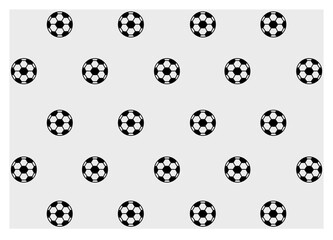 Seamless soccer ball on a white background