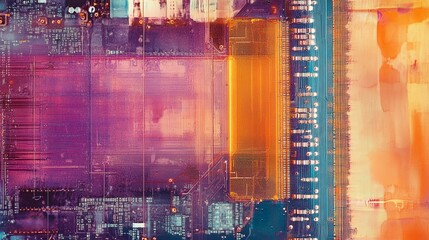 Integrated Circuit Macro: Silicon Wafer Architecture 