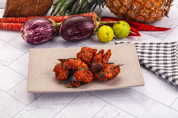 Indian cuisine spicy Chicken 65