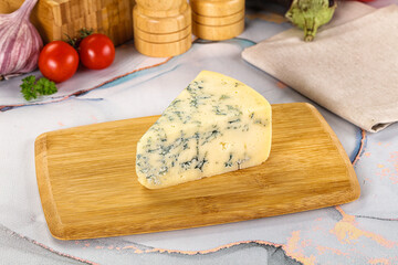 Dor blue cheese with mold