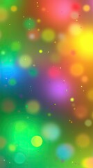 Abstract colorful bokeh background, vibrant colors, soft light