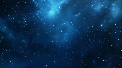 Naklejka premium Celestial Canvas: A Night Sky Panorama