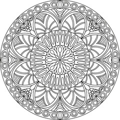 Abstract, Black line drawings, Mandala paintings for coloring, Black line drawings for coloring, Patterns for printing, Covers, Patterns on products.