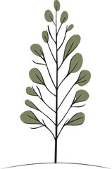 Minimalist Tree Illustration
