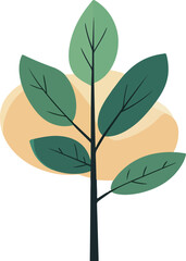 Stylized Green Plant