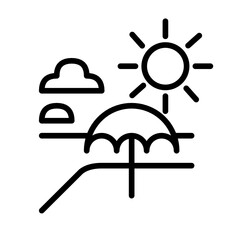 vector illustration of summer icon