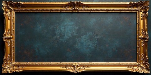 Ornate gold leaf frame border, decorative frames, floral patterns, ornate frames