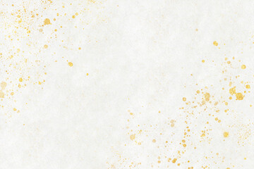 White Japanese paper and gold pattern background material with Japanese beauty.