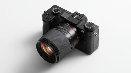 Professional camera still life close-up