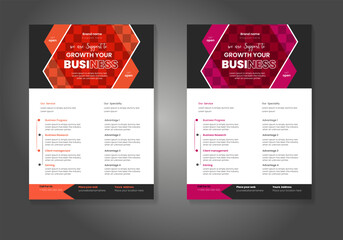 Fully editable & layer Organized Flyer Design template For Your Business service 