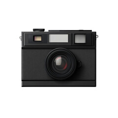 Classic Black Rangefinder Camera Photography Vintage Device