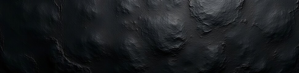 Dark, distressed leather texture; black grunge background , overlay, background