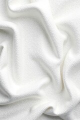 Vintage white cloth texture with subtle weave patterns and soft folds , linen feel, seamless background, cotton texture